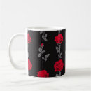 Search for vintage red rose mugs Seamless