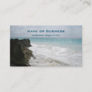 Search for ocean waves business cards Beach