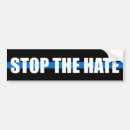 Search for stop hate bumper stickers Violence