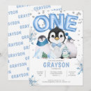 Search for boy winter onederland invitations Typography