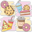 Search for kawaii coffee stickers Doughnut