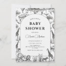 Search for zebra baby boy shower invitations Black and white