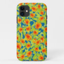 Search for marigold flower iphone cases Blue