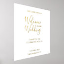 Search for welcome poster wedding signs White