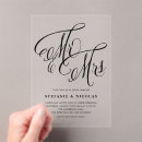 Search for black acrylic wedding invitations Bride and groom