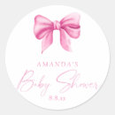 Search for baby shower bow stickers Watercolor