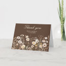 Search for autumn wedding thank you cards Wildflowers