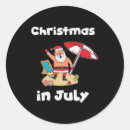 Search for christmas in july stickers Funny