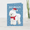 Search for bichon christmas cards Santa