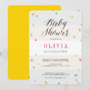 Search for rainbow confetti invitations Simple