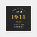 Search for 80 years old napkins Typography