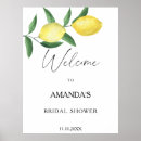 Search for lemon bridal shower welcome signs Yellow