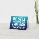 Search for be still and know i am god cards Bible verse