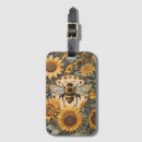 Search for bee luggage tags Flowers