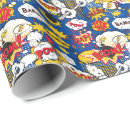 Search for comic book wrapping paper Funny