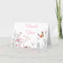 Search for pink butterfly thank you cards Wildflowers