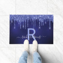 Search for glitter doormats Navy blue