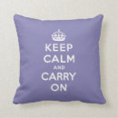 Search for keep calm and carry on cushions Funny