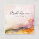 Search for ombre business cards Life coach