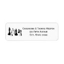 Search for chess piece return address labels Bishop