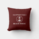 Search for deep red cushions Nautical