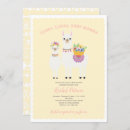 Search for llama baby girl shower invitations Modern