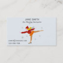 Search for figure skating business cards Ice skating coach