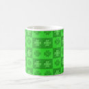 Search for four leaf clover mugs Green