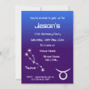 Search for taurus birthday invitations Modern
