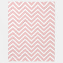Search for pink and white chevron blankets Geometric