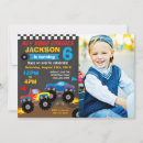 Search for monster bash birthday invitations Monster truck party