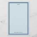 Search for blue stationery paper Elegant