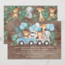 Search for drive by baby boy shower invitations Jungle