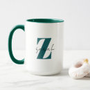 Search for letter mugs Elegant