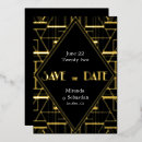 Search for art deco save the dates Gatsby