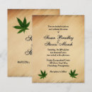 Search for weed invitations Rustic