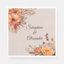 Search for pale orange napkins Flowers