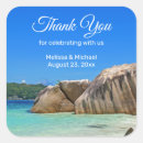 Search for sea wedding stickers Tropical beach