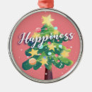 Search for happiness christmas tree decorations Green