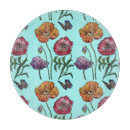 Search for red poppies chopping boards For her