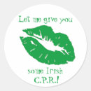 Search for irish humour stickers Green
