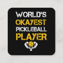 Search for pickleball business cards Retired