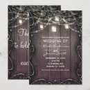Search for rustic wooden wedding invitations Vintage