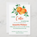 Search for cutie orange baby shower invitations Rustic