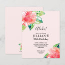 Search for hibiscus birthday invitations Tropical flowers