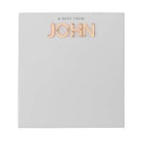 Search for mans notepads Masculine