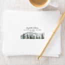 Search for winter baby return address labels Forest