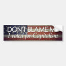 Search for anti capitalism bumper stickers Conservative