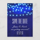 Search for string lights wedding postcards Blue