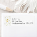 Search for moon stars return address labels Mystical